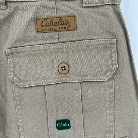 NWT Womens Cabela's 7 Pocket Hiker High-rise Tan Cargo Shorts Size 4 - Picture 4 of 6